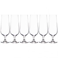 Набор бокалов для пива &quot;dora/strix&quot; из 6шт. 380мл высота 21 см Crystal Bohemia (669-330)