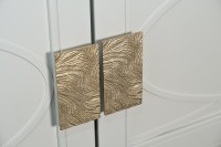 Шкаф двухдверный бежевый 230*100*58см (TT-00011773)