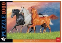 Пазл Hatber Standart Красивые лошади А2, 1000 элементов 1000ПЗ2 13357, U176221 (69679)