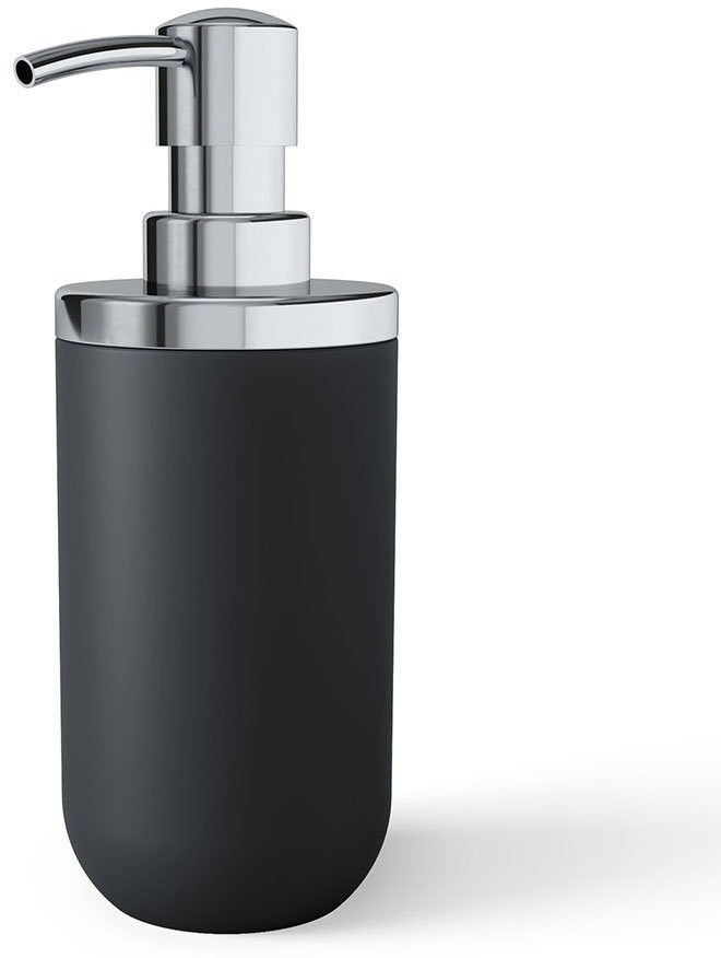 Диспенсер для мыла junip, 380 мл, черный/хром (66973)