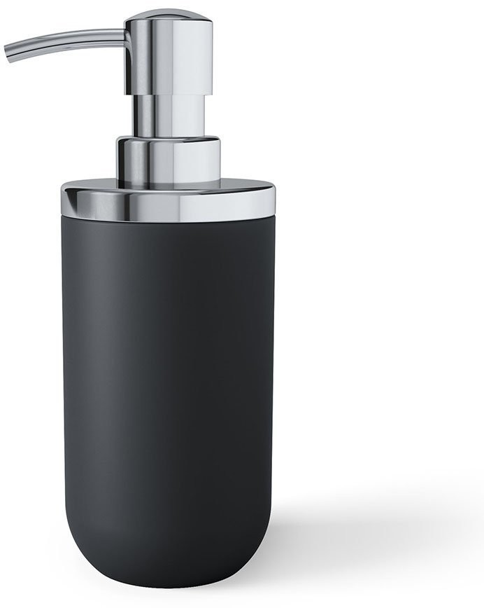 Диспенсер для мыла junip, 380 мл, черный/хром (66973)