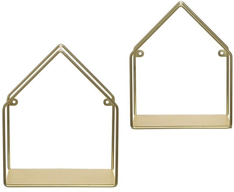 Набор полок настенных cenci, золотой, 2 шт. (76896)