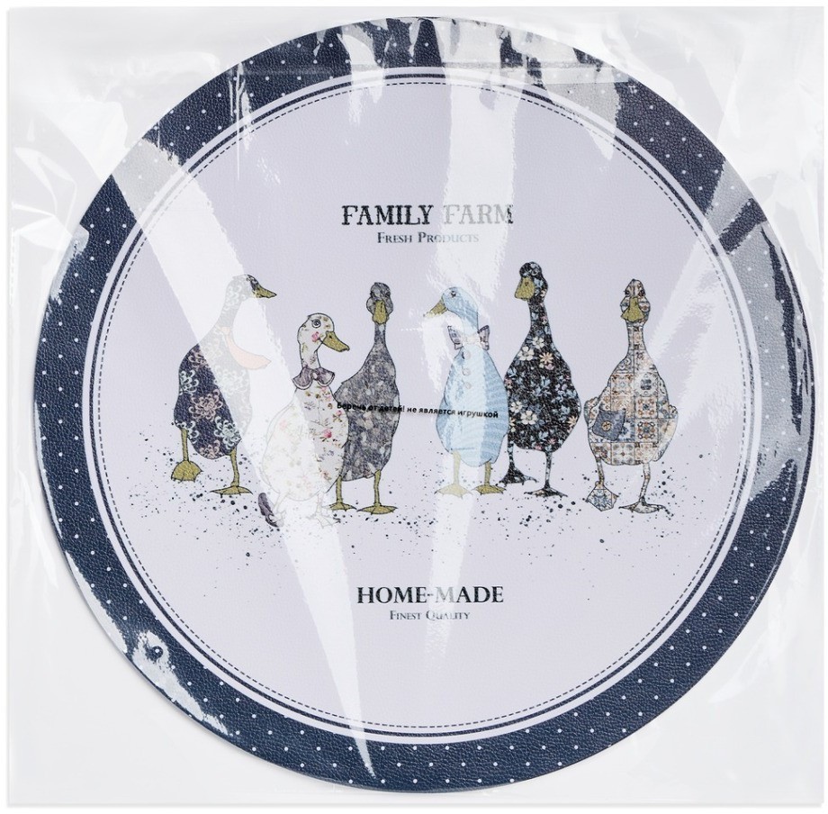 Набор подстановочных салфеток "family farm" из 2 шт., диаметр=38 см Lefard (771-140)