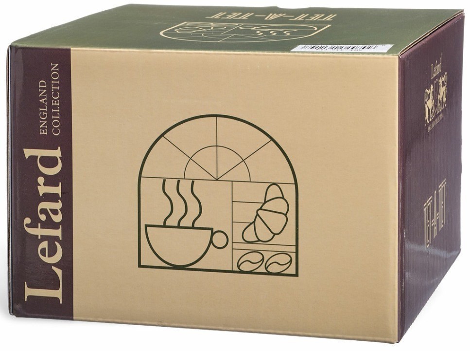 Чайный набор lefard "tet-a-tet" на 2 пер. 4 пр. 300 мл (416-114)