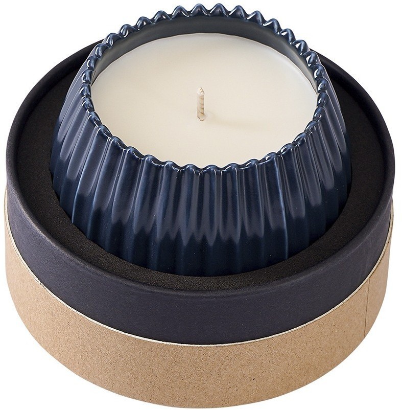Свеча ароматическая black ink из коллекции edge, синий, 30 ч (75637)