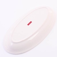 Блюдо сервировочное овальное Букет фантазий доломит LR (60222)