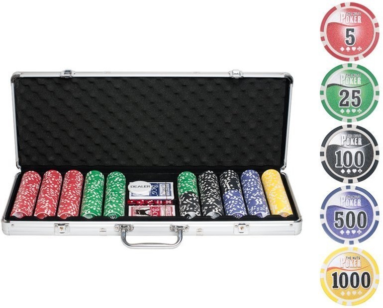 Набор для покера NUTS на 500 фишек (31359)