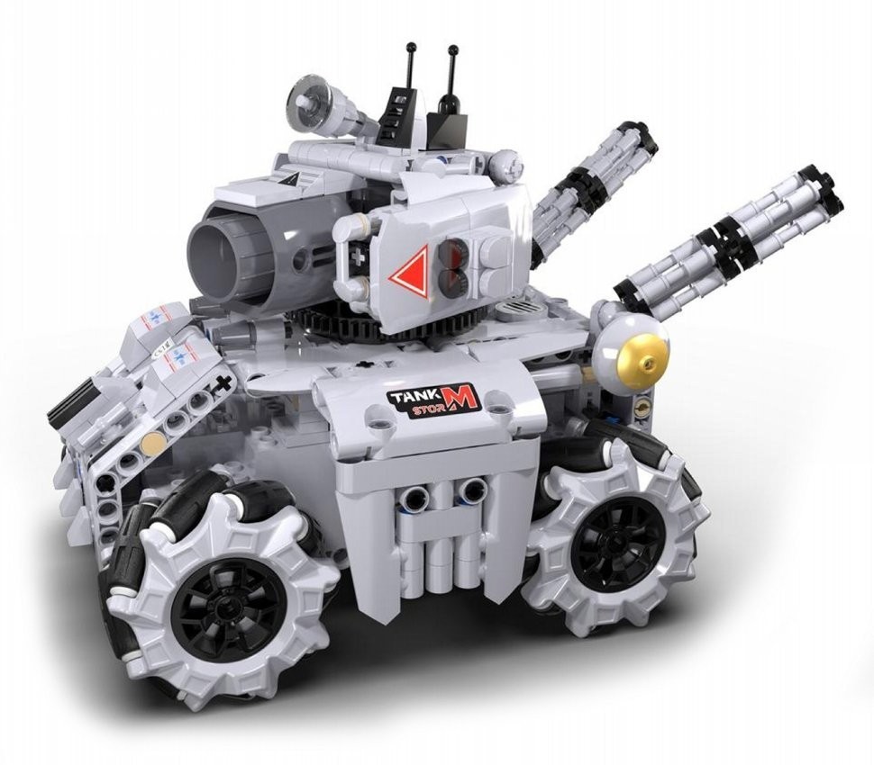 Конструктор Cada Программируемый Танк Шторм (501 деталей, пульт, электропривод) (C71012W)