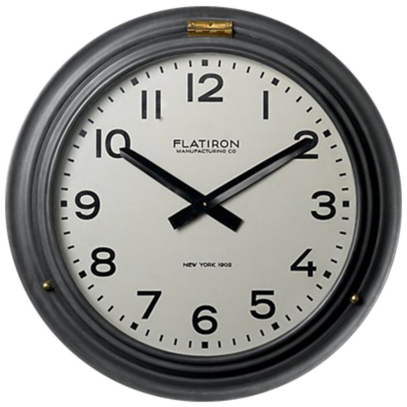 Часы Дифрент DTR2102, 81, металл, стекло, antiqued zinc, RESTORATION HARDWARE