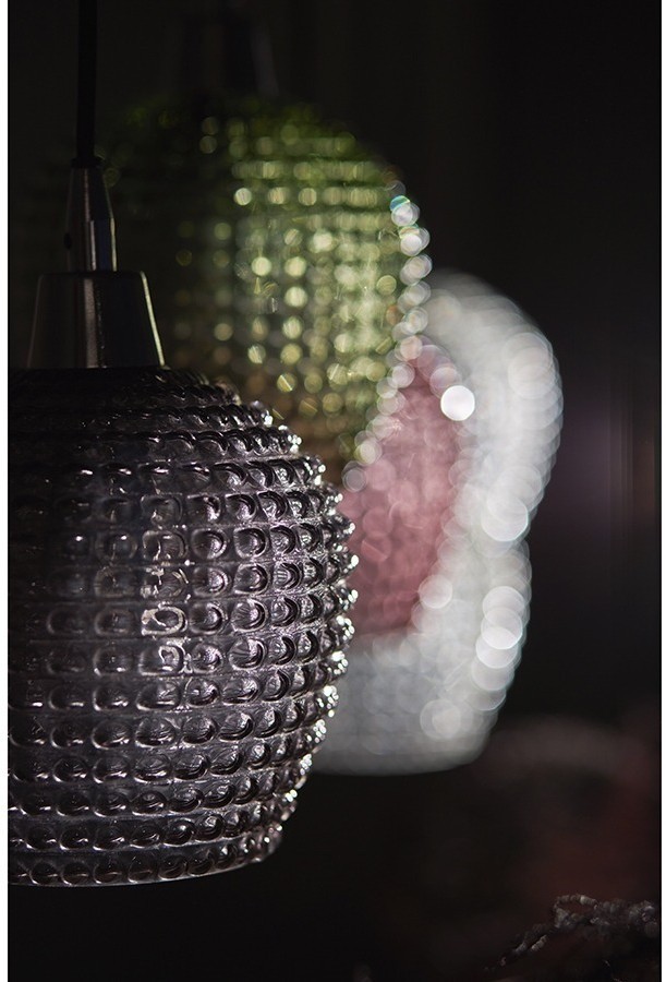 Светильник подвесной каскадный aurora, 110х18 см, сливовый/зеленый/серый (76562)