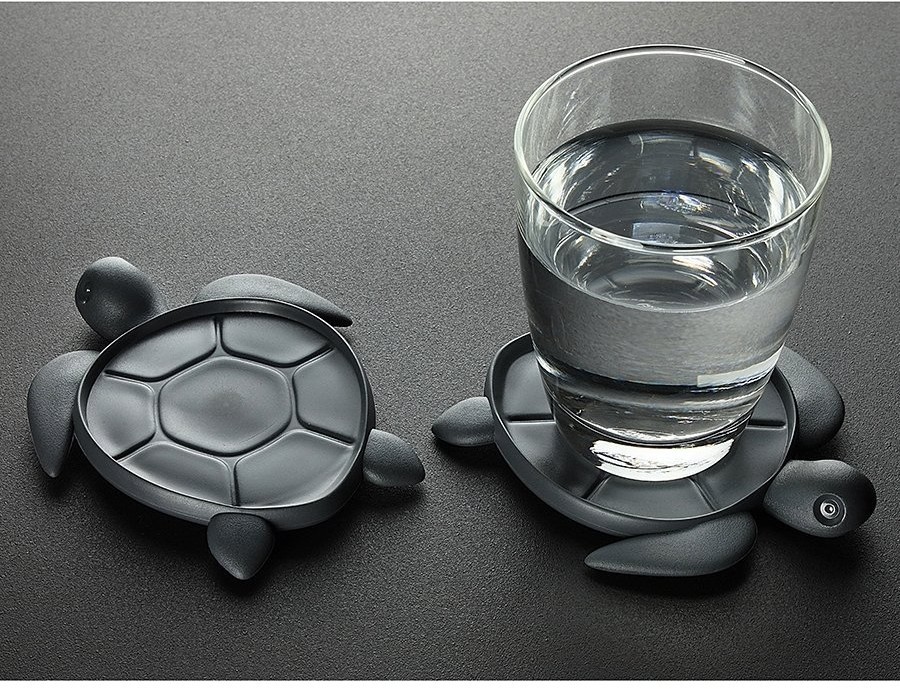 Подставка под стаканы save turtle, темно-серая (70506)