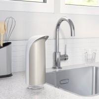 Диспенсер для мыла emperor, 255 мл, белый/никель (71386)