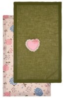 Набор полотенец  из 2-х шт &quot;шебби шик&quot;,50х30-1шт 100% х\б,50х30см-1шт,100% лён SANTALINO (850-864-9)