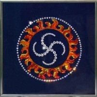 Картина Оберег Сваор с кристаллами Swarovski (1427)