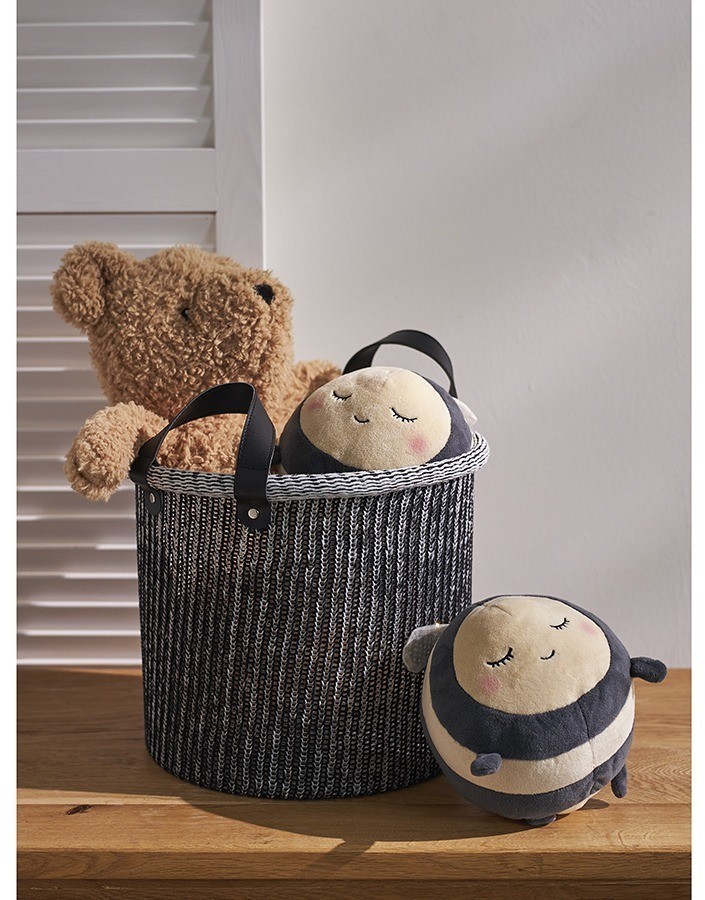 Корзина для хранения sustainable collection, D27х25 см, черная (77676)