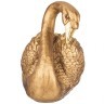 Фигурка декоративная "лебедь" новый  h-35см цвет: бронза с позолотой Lefard (169-882)