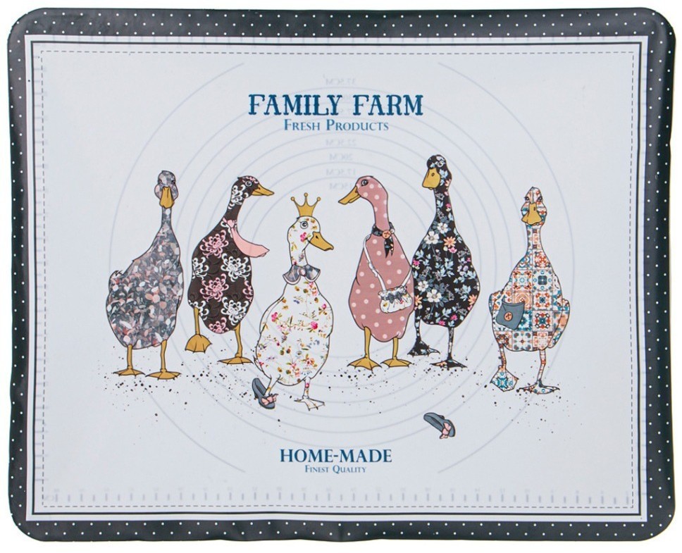 Коврик для раскатки теста 50*39 см Agness (923-228)