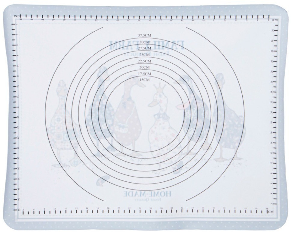 Коврик для раскатки теста 50*39 см Agness (923-228)