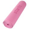 Коврик для йоги и фитнеса FM-101, PVC, 183x61x0,8 см, розовый пастель (2103965)