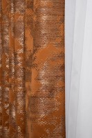 Портьера Bromley оранжевый 275*260 (TT-00013898)