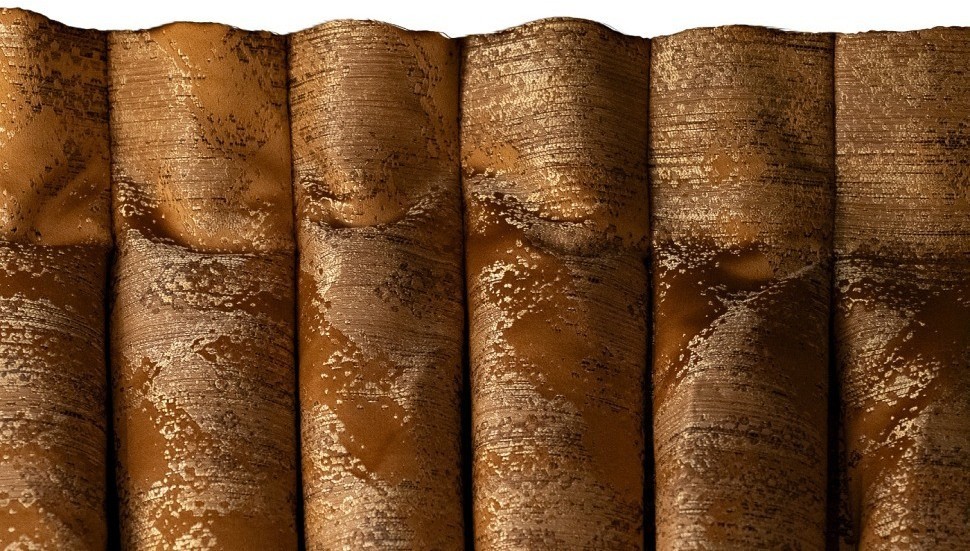 Портьера Bromley оранжевый 275*260 (TT-00013898)