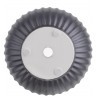 Горшок цветочный серого цвета из коллекции edge, 2,7 л (74533)