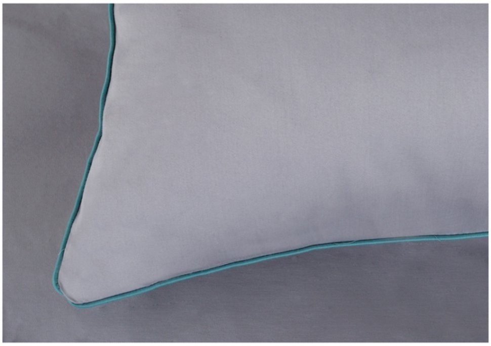 Кпб 2-х сп "богема"хлопок 100%,серый, сатин,под 175*215 -1шт., прост 240*240 -1шт., нав 50*70-2шт SANTALINO (985-002)