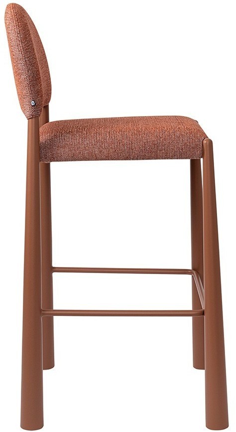 Стул барный freddi, рогожка, рябина (78615)