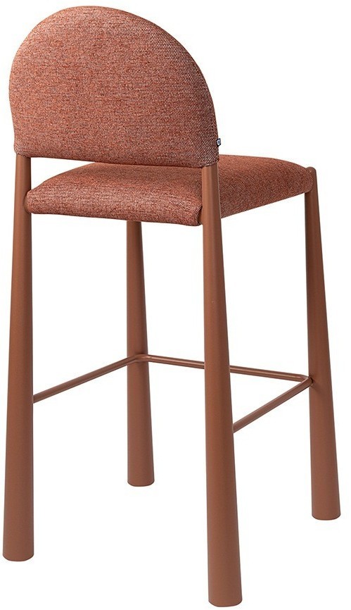 Стул барный freddi, рогожка, рябина (78615)