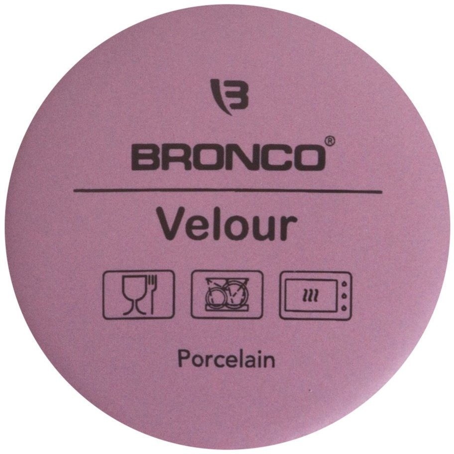 Кружка bronco "velour" 400 мл темно-лиловая (407-145)