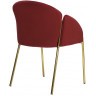 Стул raspy, велюр, бордовый (74319)
