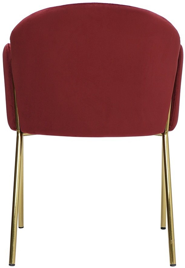 Стул raspy, велюр, бордовый (74319)