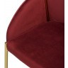 Стул raspy, велюр, бордовый (74319)