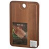 Доска разделочная деревянная с желобом бук 30*20*2 см. Agness (430-112)