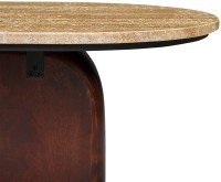 Столик журнальный torhill, 120х50 см, бежевый/орех (76324)