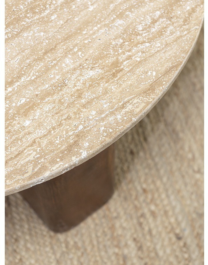 Столик журнальный torhill, 120х50 см, бежевый/орех (76324)