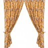 Штора с подхватами 150*250 см из 2шт  100% х/б,горчица SANTALINO (850-835)
