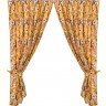 Штора с подхватами 150*250 см из 2шт  100% х/б,горчица SANTALINO (850-835)