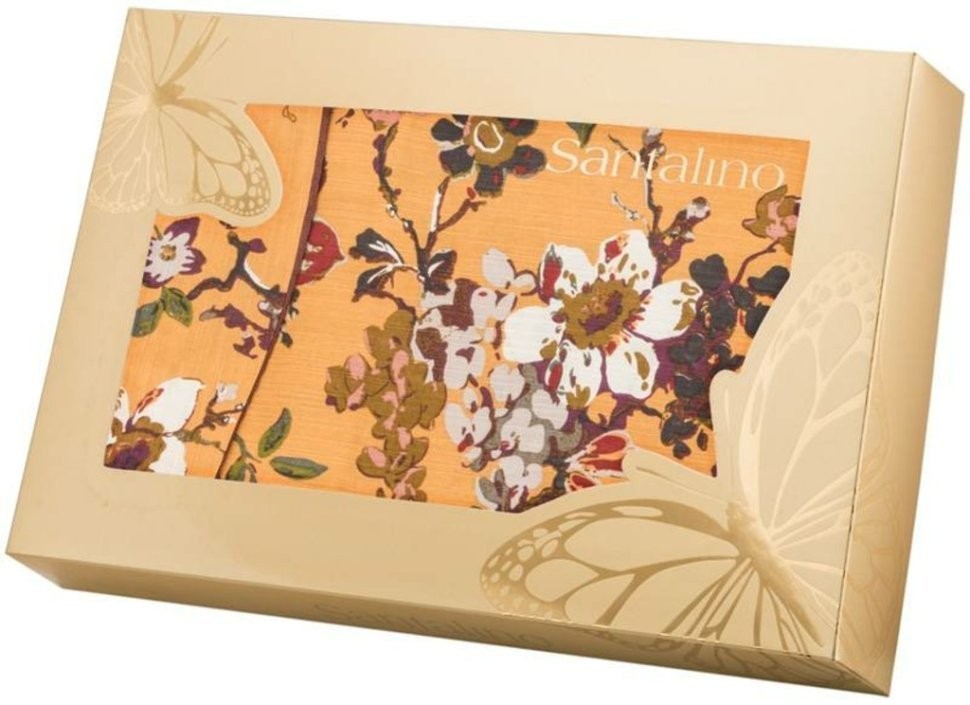 Штора с подхватами 150*250 см из 2шт  100% х/б,горчица SANTALINO (850-835)