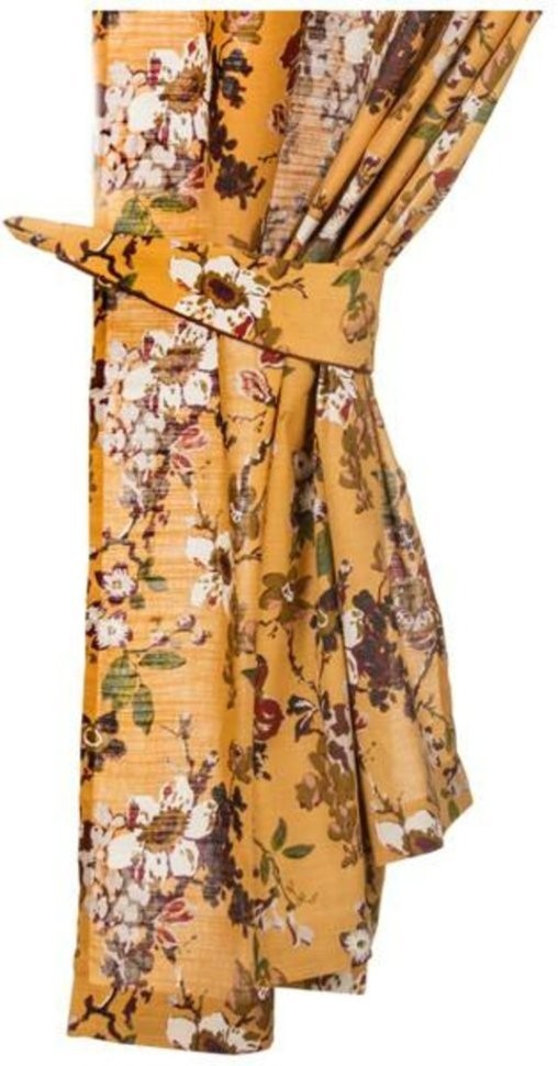 Штора с подхватами 150*250 см из 2шт  100% х/б,горчица SANTALINO (850-835)