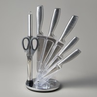 Набор ножей agness нжс на пластиковой вращающейся подставке 8 пр. (911-498)