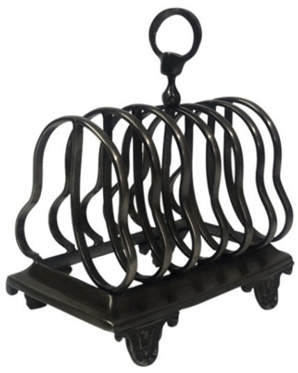 Подставка для тостов PI120/AN (PI129), никель, Antique nickel, ROOMERS TABLEWARE