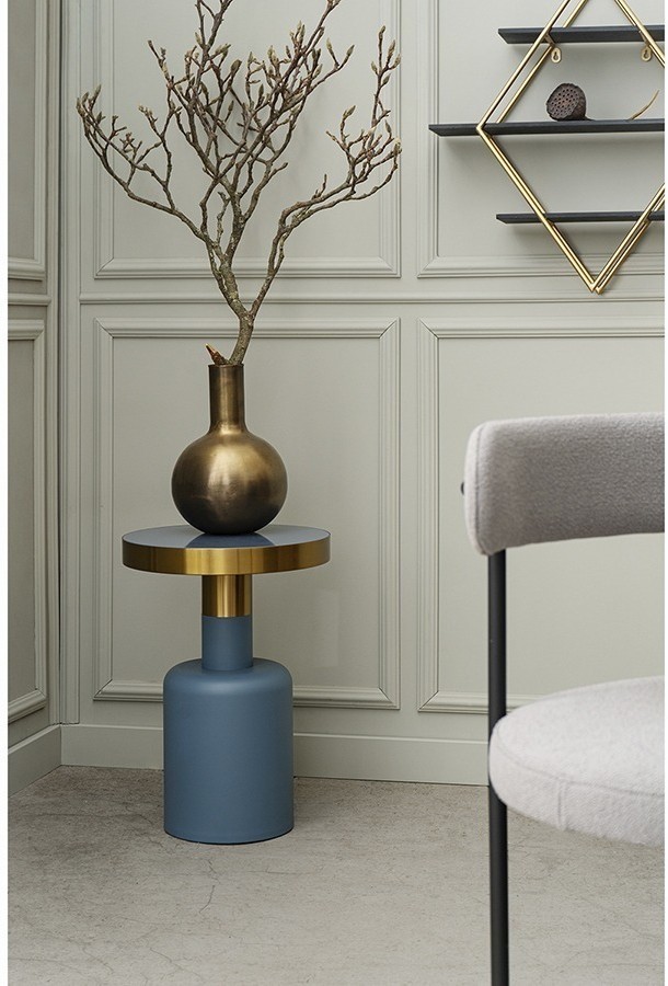 Столик журнальный froud, D35 см, синий (75318)