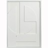 Панно декоративное с эффектом 3d minimalism, с белой рамой, 50х70 см (77479)