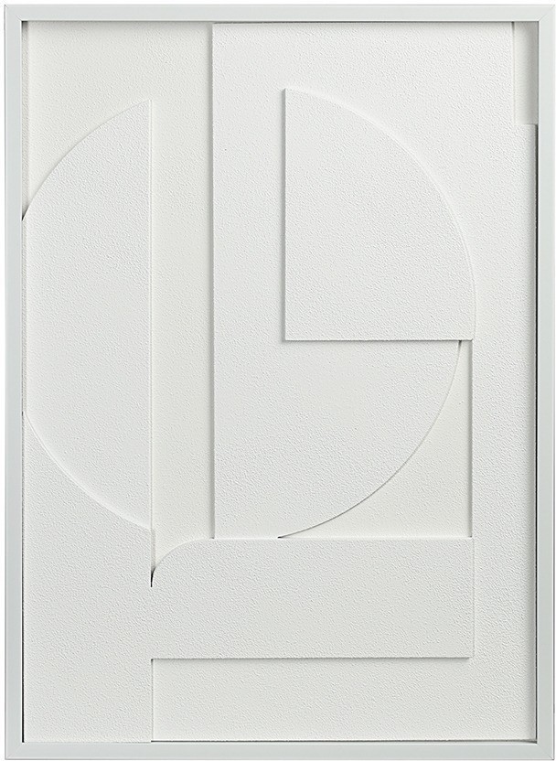 Панно декоративное с эффектом 3d minimalism, с белой рамой, 50х70 см (77479)