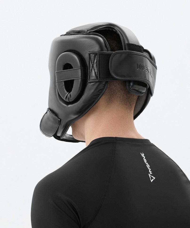 Шлем открытый INSANE ORO, ПУ, черный (2117830)