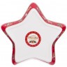 Блюдо lefard "с новым годом!" в форме звезды 17,5х17,5х3,5 см красное (85-1968)