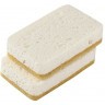 Набор губок для посуды из целлюлозы и кокосового волокна eco sponge, белые, 6 шт. (77066)