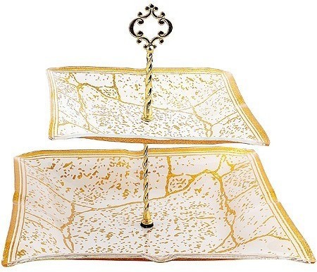 Этажерка 2 уровня, квадрат (7020-002)