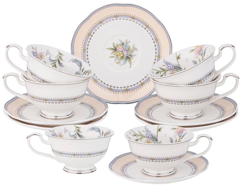 Чайный набор lefard "garden" на 6 пер. 12 пр. 270 мл (275-1250)